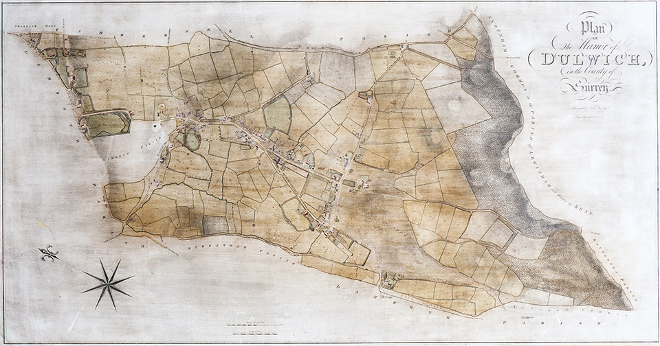 The Manor of Dulwich map, 1806