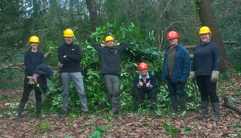 Volunteers in Dulwich Wood