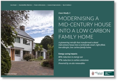 Case Study 1: Modernising a mid-century house into a low carbon family home