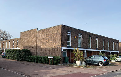 Terraced houses at Lings Coppice built c.1968 