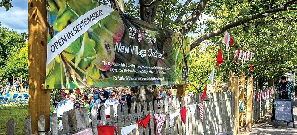 Village Orchard banner