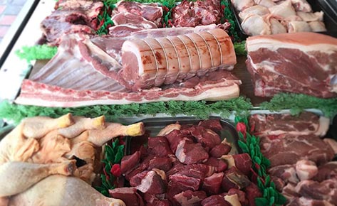 Shop display at the Proud Sow