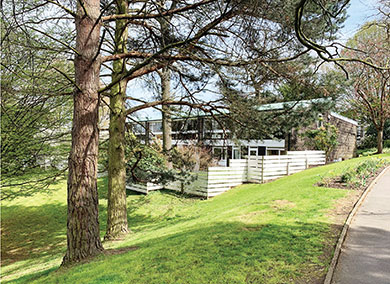Peckarmans Wood 1960-61. Designed by Malcolm Pringle of Austin Vernon and Partners 