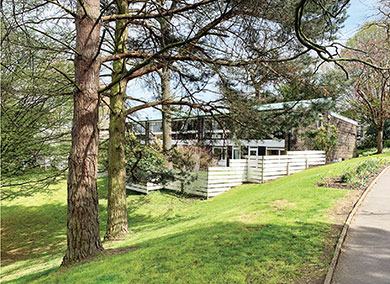 Peckarmans Wood 1960-61. Designed by Malcolm Pringle of Austin Vernon and Partners